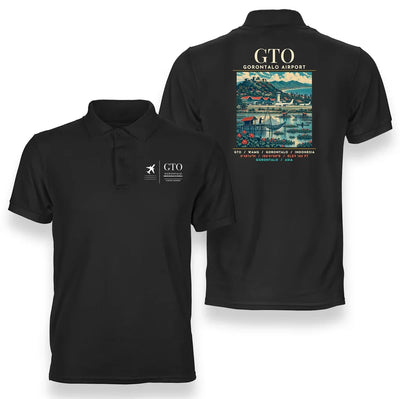 GTO - Poster - Double-Side Polo - Black