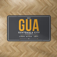 Thumbnail for Aeropuerto Internacional La Aurora (GUA) Carpets - Carpet Rectangle - ID Tag - Dark Gray