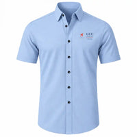 Thumbnail for Gunnison–Crested Butte Regional Airport (GUC) Shirts - Short Sleeve Shirt - Front - Light Blue
