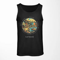 Thumbnail for GUNSAN - Badge - Tank Top - Black