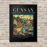 Thumbnail for GUNSAN - Poster - Canvas Framed - Black