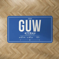 Thumbnail for Atyrau Airport (GUW) Carpets - Carpet Rectangle - ID Tag - Blue V2