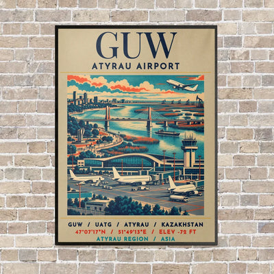 GUW - Poster - Canvas Framed - Beige