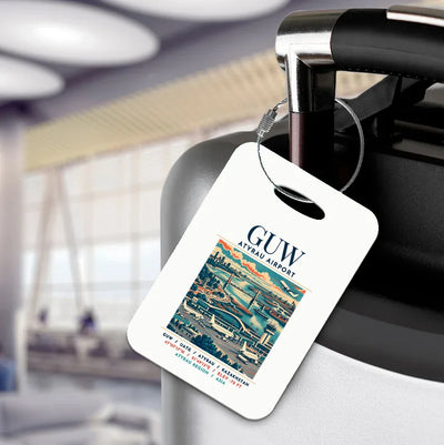 GUW - Poster - Luggage Tag - White