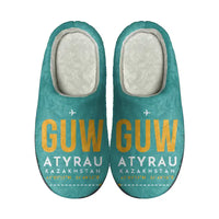 Thumbnail for Atyrau Airport (GUW) Slippers & Flip Flops - Slippers - Cotton - Code - Same - Turquoise