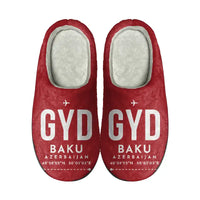Thumbnail for Heydar Aliyev International Airport (GYD) Slippers & Flip Flops - Slippers - Cotton - Code - Same - Red