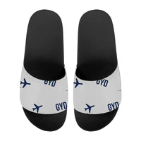 Thumbnail for Heydar Aliyev International Airport (GYD) Slippers & Flip Flops - Slippers - Sport - Pattern - Light Gray
