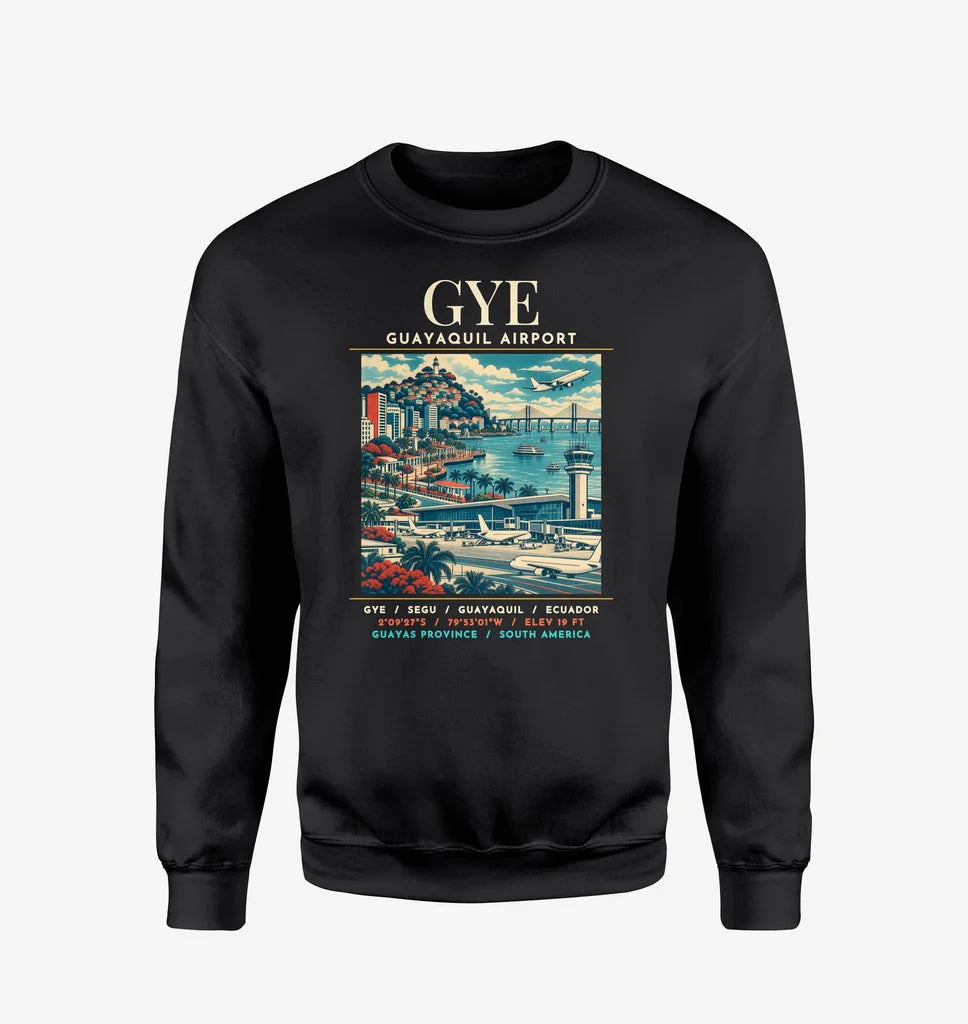 GYE - Poster - Sweatshirt - Black