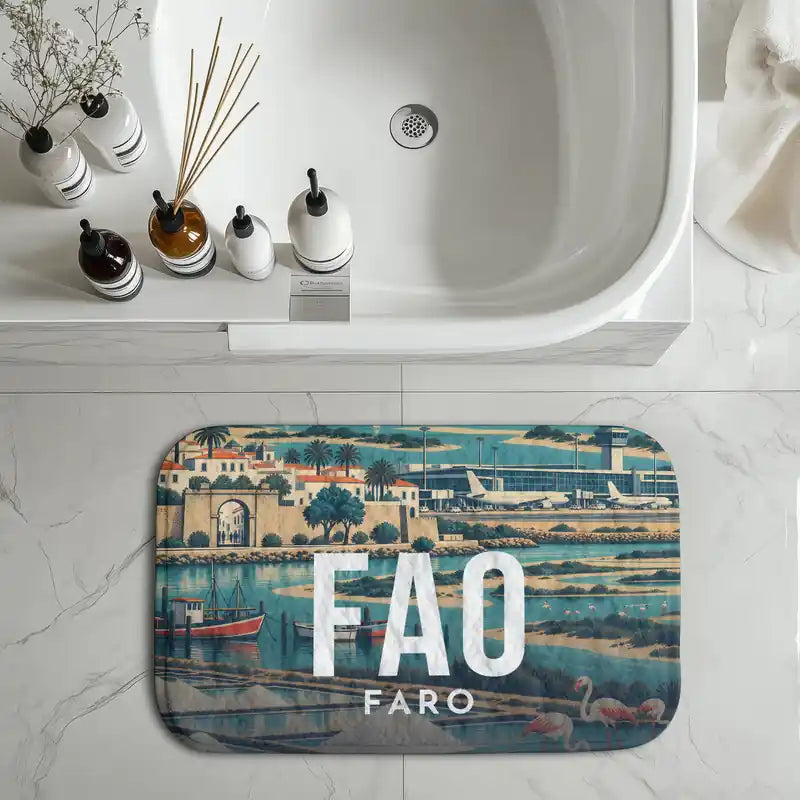 Gago Coutinho Airport Faro (FAO) bath mat