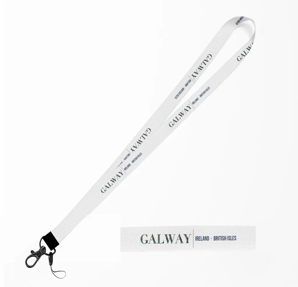 Galway City Series lanyard - white