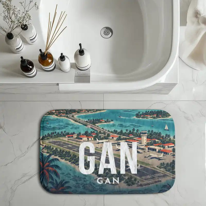 Gan Island Airport (GAN) bath mat