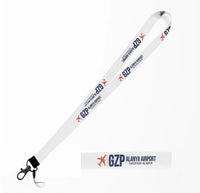 Thumbnail for Gazipasa-Alanya Airport (GZP) lanyard - white