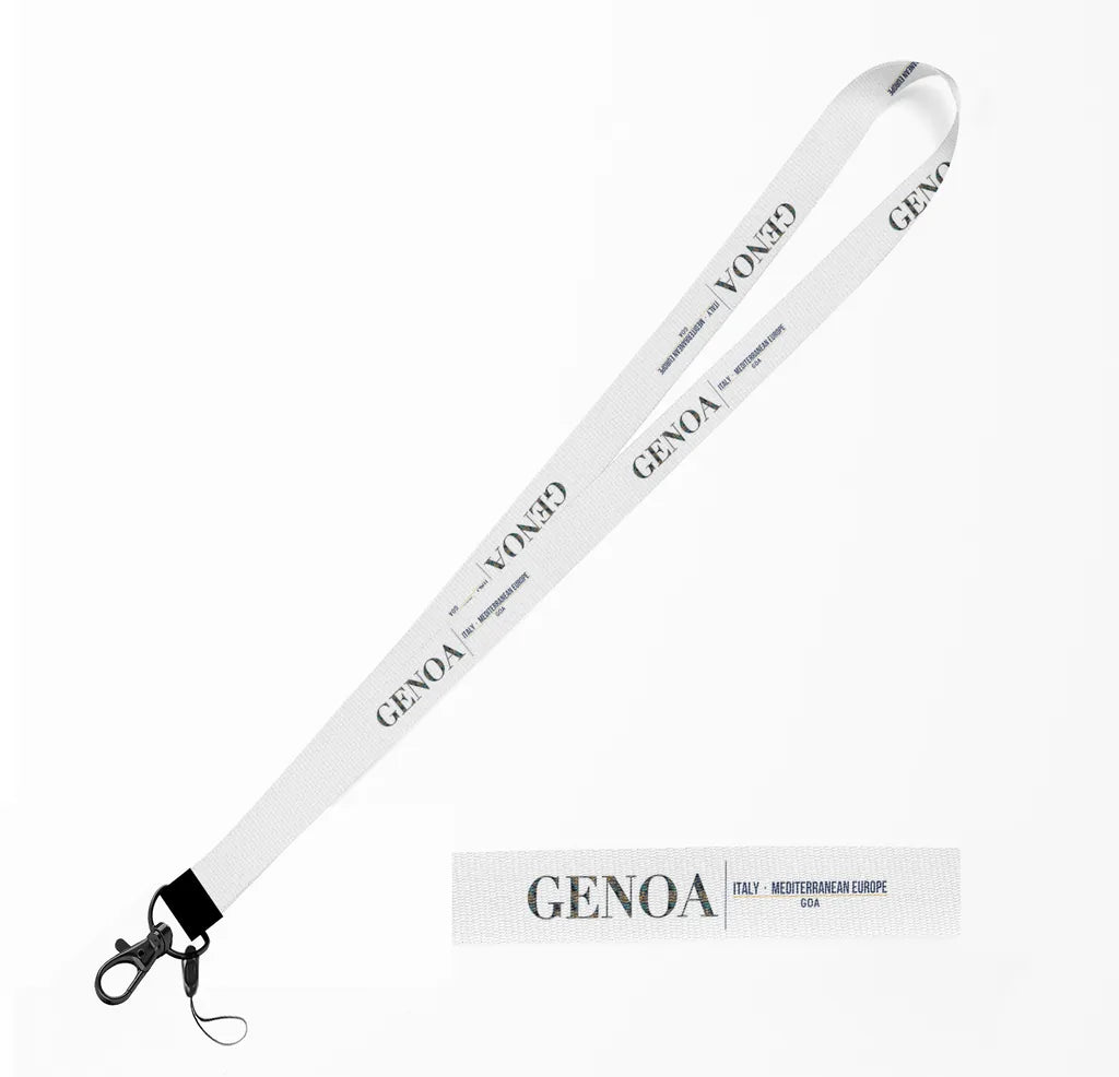 Genoa City Series lanyard - white