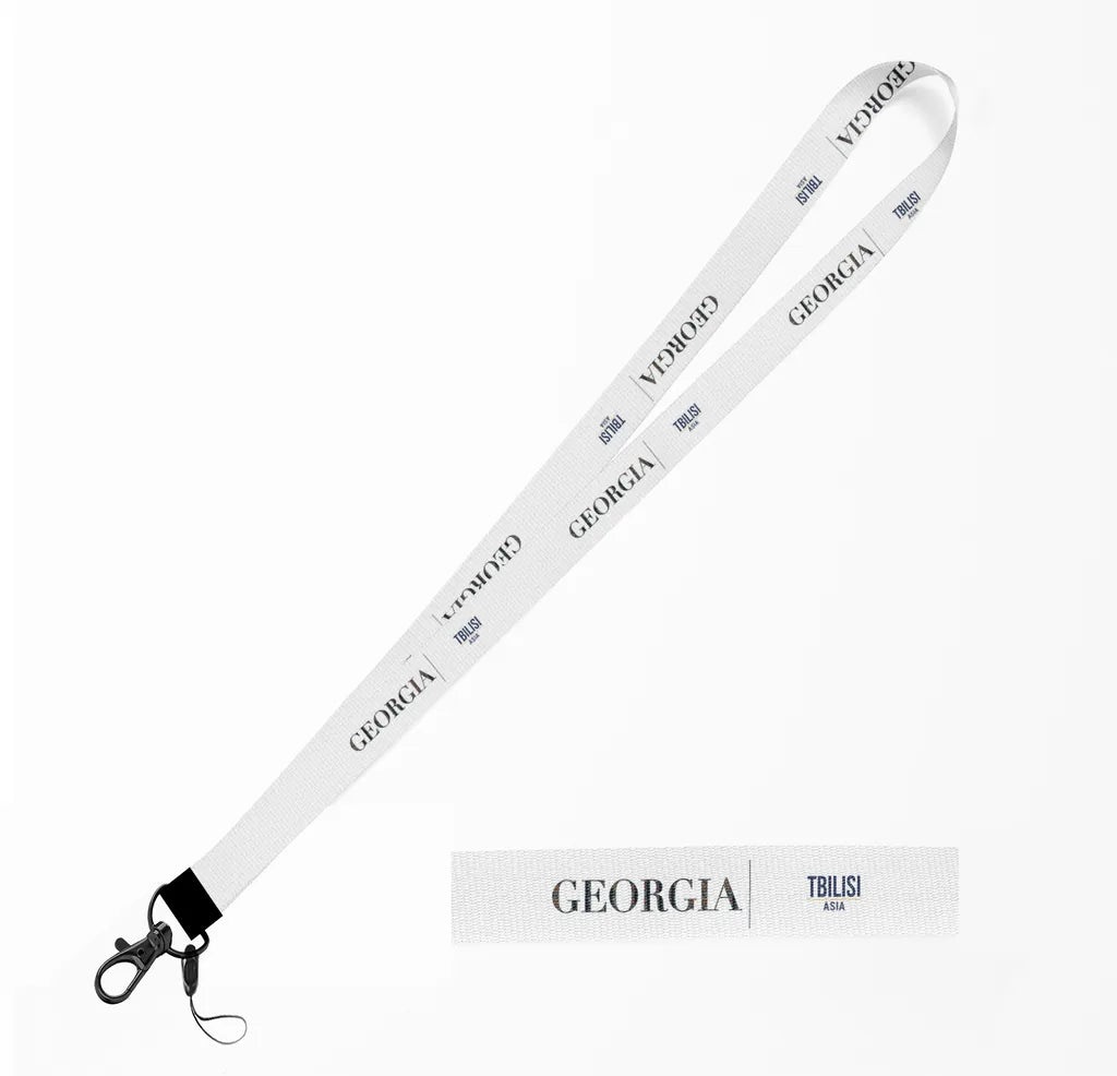 Georgia Country Series lanyard - white