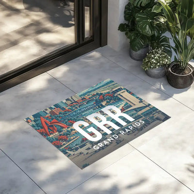 Gerald R. Ford International Airport Grand Rapids (GRR) door mat