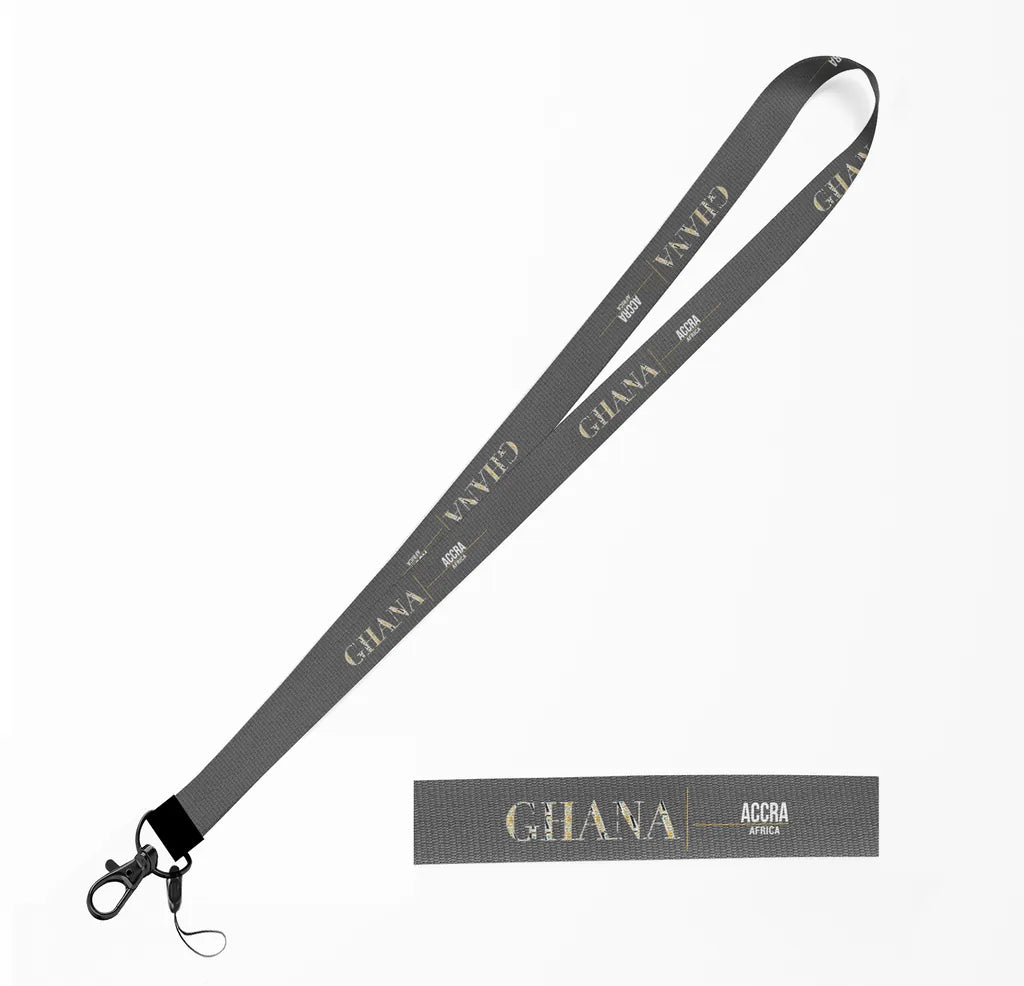 Ghana Country Series lanyard - gray