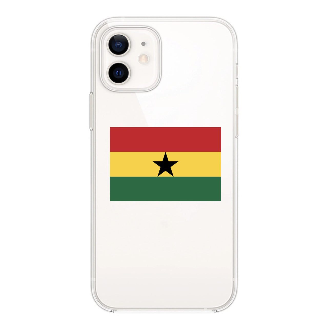 Ghana Designed Transparent Silicone iPhone Cases