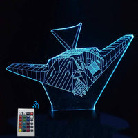 Thumbnail for Ghost Airplane Designed 3D Lamp