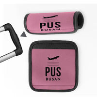 Thumbnail for Gimhae International Airport Busan (PUS) Luggage Handle Covers - Pink