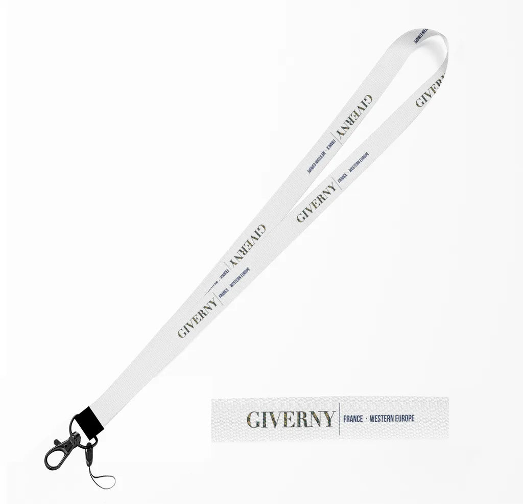 Giverny City Series lanyard - white