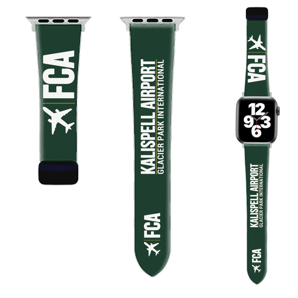 WBV6 | Glacier Park International Airport FCA — Kalispell | Dark Green (Magnetic Band)