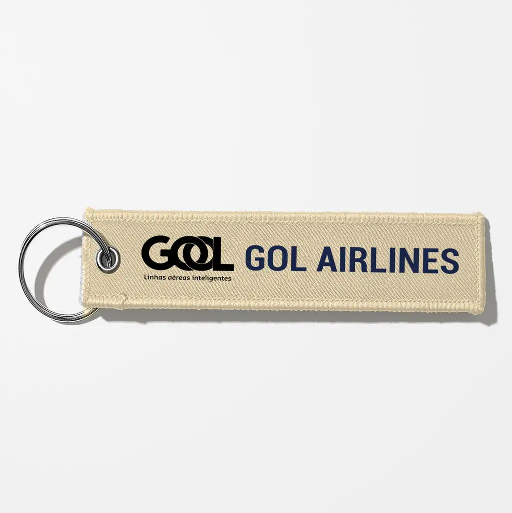 Gol Linhas Aéreas Inteligentes Crew & Staff Tag Key Chains - Beige