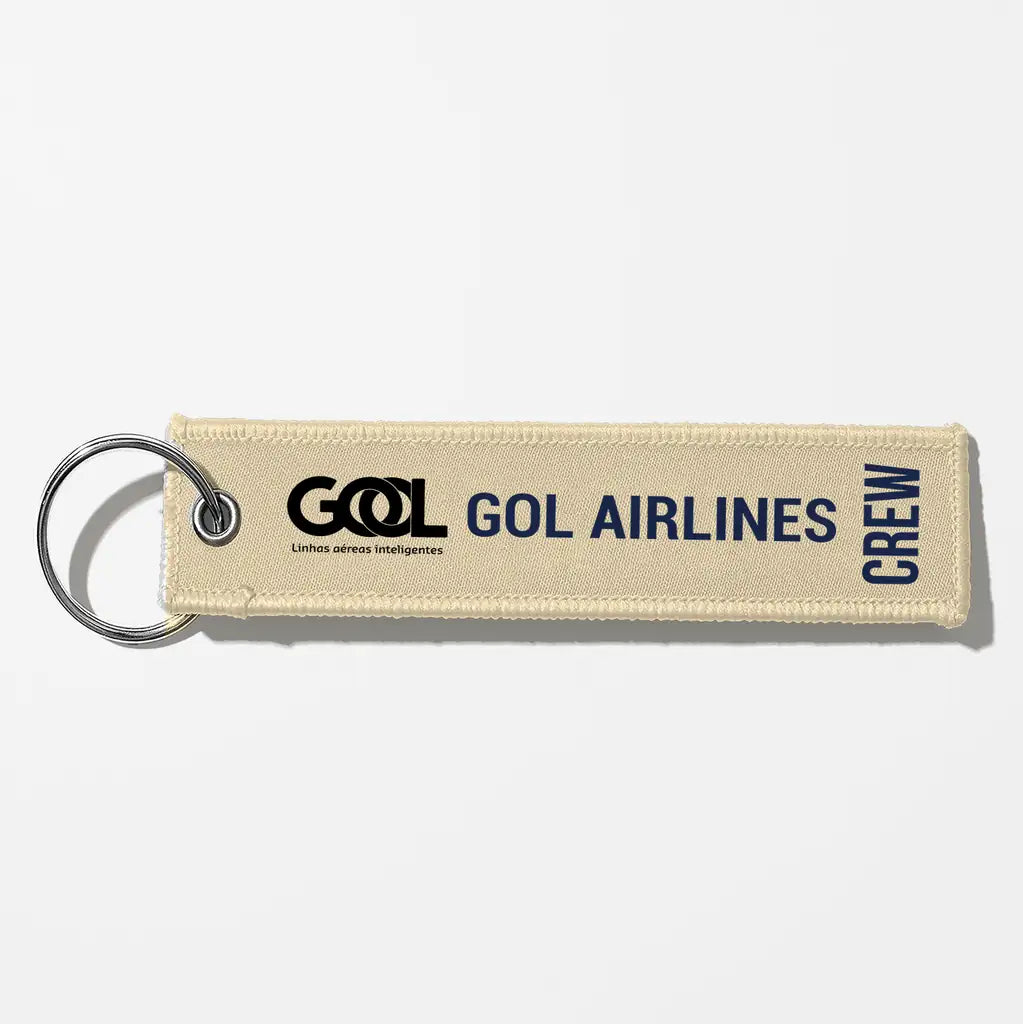 Gol Linhas Aéreas Inteligentes Crew & Staff Tag Key Chains - Beige - Crew