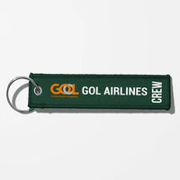 Thumbnail for Gol Linhas Aéreas Inteligentes Crew & Staff Tag Key Chains - Dark Green - Crew