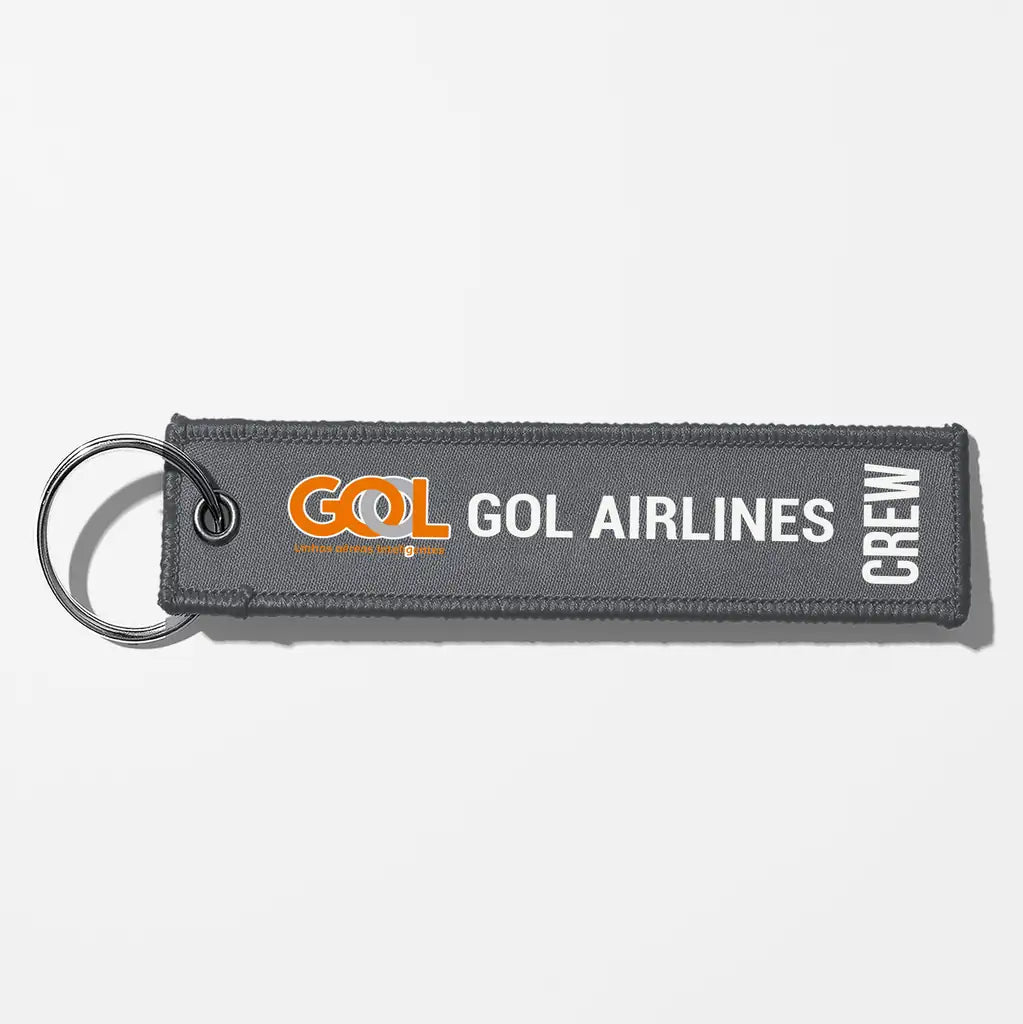 Gol Linhas Aéreas Inteligentes Crew & Staff Tag Key Chains - Gray - Crew
