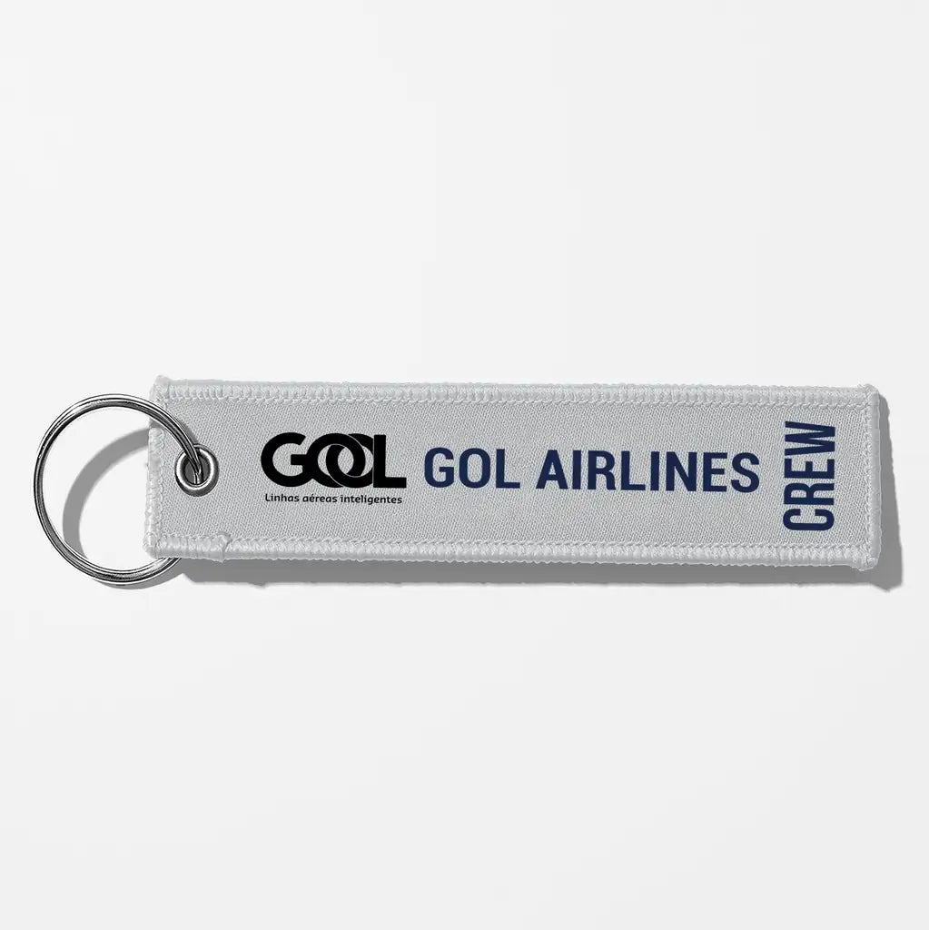 Gol Linhas Aéreas Inteligentes Crew & Staff Tag Key Chains - Light Gray - Crew