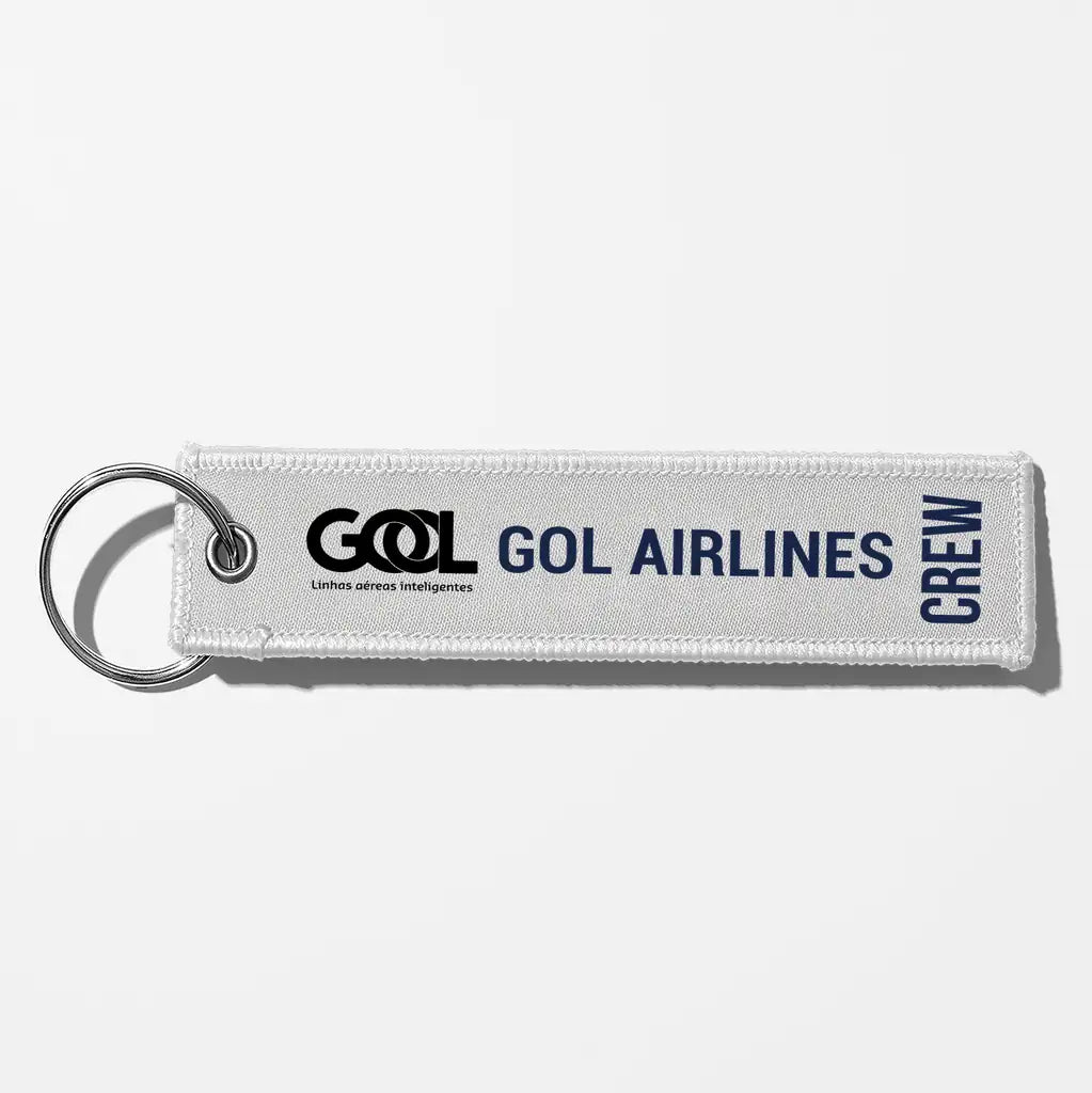 Gol Linhas Aéreas Inteligentes Crew & Staff Tag Key Chains - White - Crew