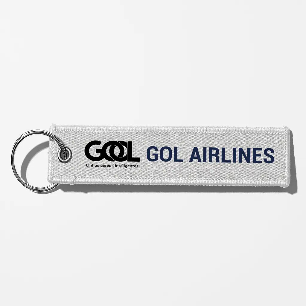 Gol Linhas Aéreas Inteligentes Crew & Staff Tag Key Chains - White