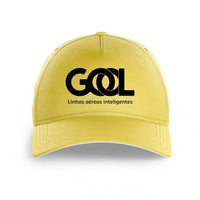 Thumbnail for Gol Linhas Aéreas Inteligentes printed hat - yellow