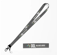 Thumbnail for Gold Coast Airport (OOL) lanyard - gray