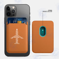 Thumbnail for Airplane Shape Aviation Alphabet iPhone Cases Magnetic Card Wallet
