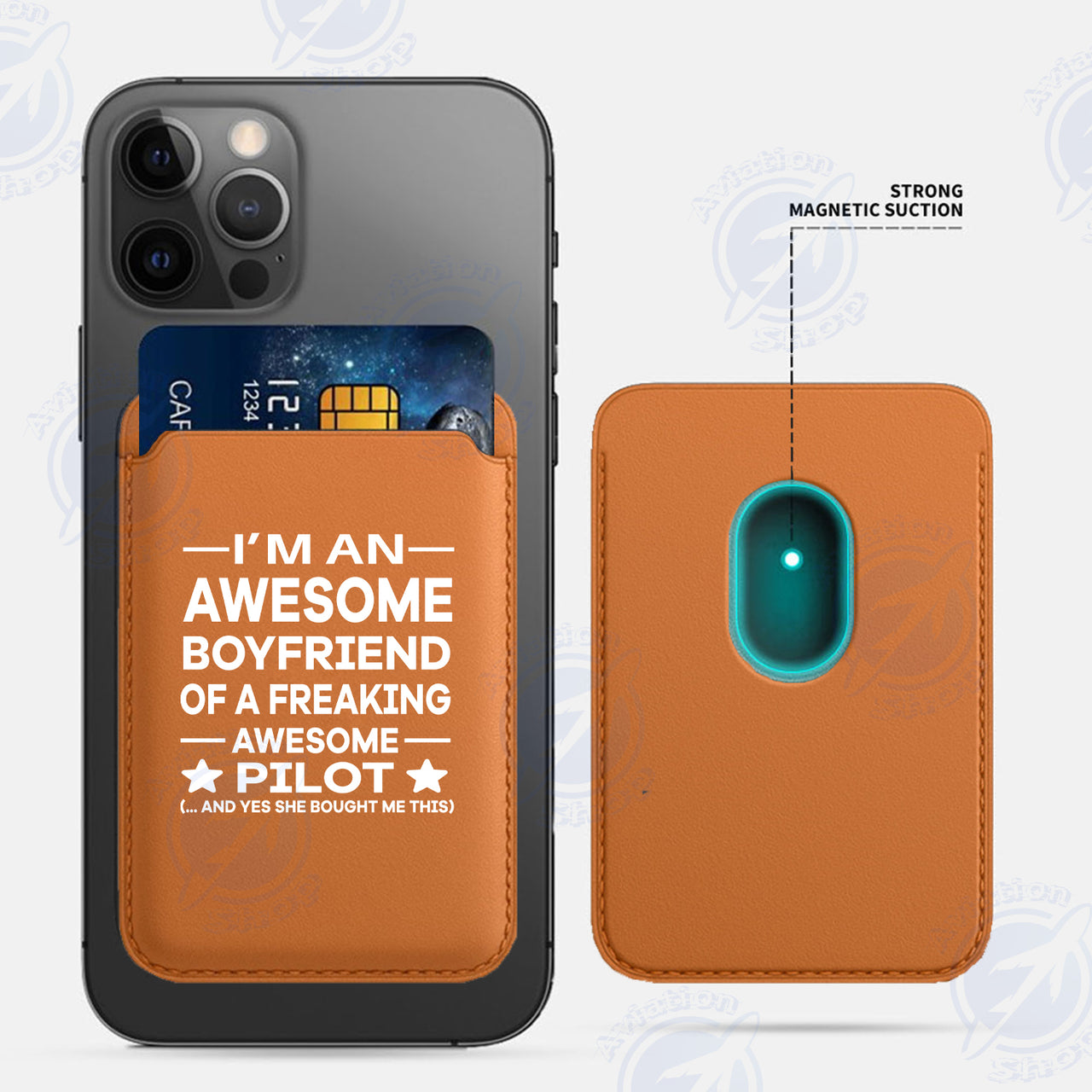 I am an Awesome Boyfriend iPhone Cases Magnetic Card Wallet