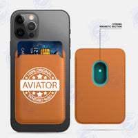 Thumbnail for %100 Original Aviator iPhone Cases Magnetic Card Wallet