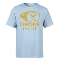 Thumbnail for Googles & Drone Pilot design on light blue single side