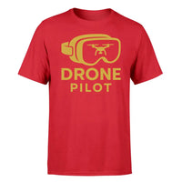 Thumbnail for Googles & Drone Pilot design on red single side