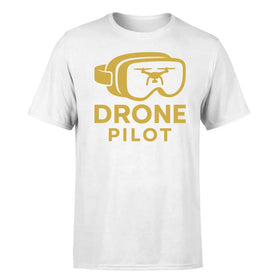 Single-Side Printing — Googles & Drone Pilot Double-Side T-Shirt