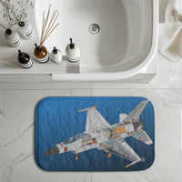 Thumbnail for Graphical Fighter Jet 16 Designed Bath Mats