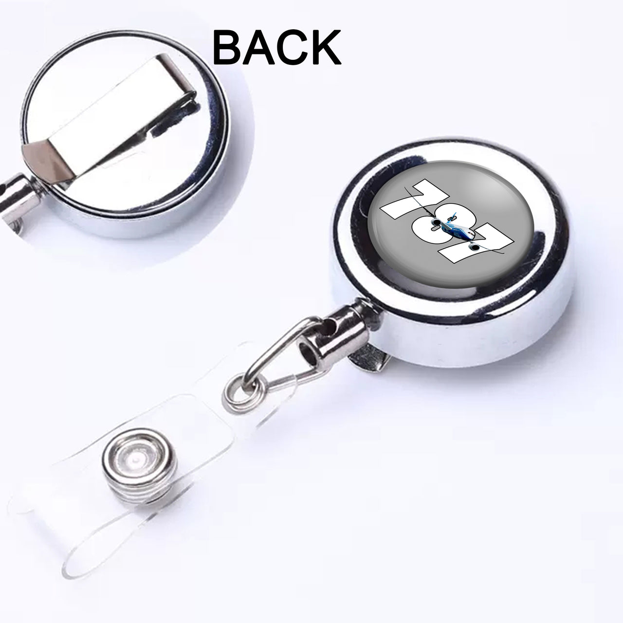 Super Boeing 787 Designed Retractable ID Card Badge