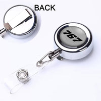 Thumbnail for 767 Flat Text Designed Retractable ID Card Badge