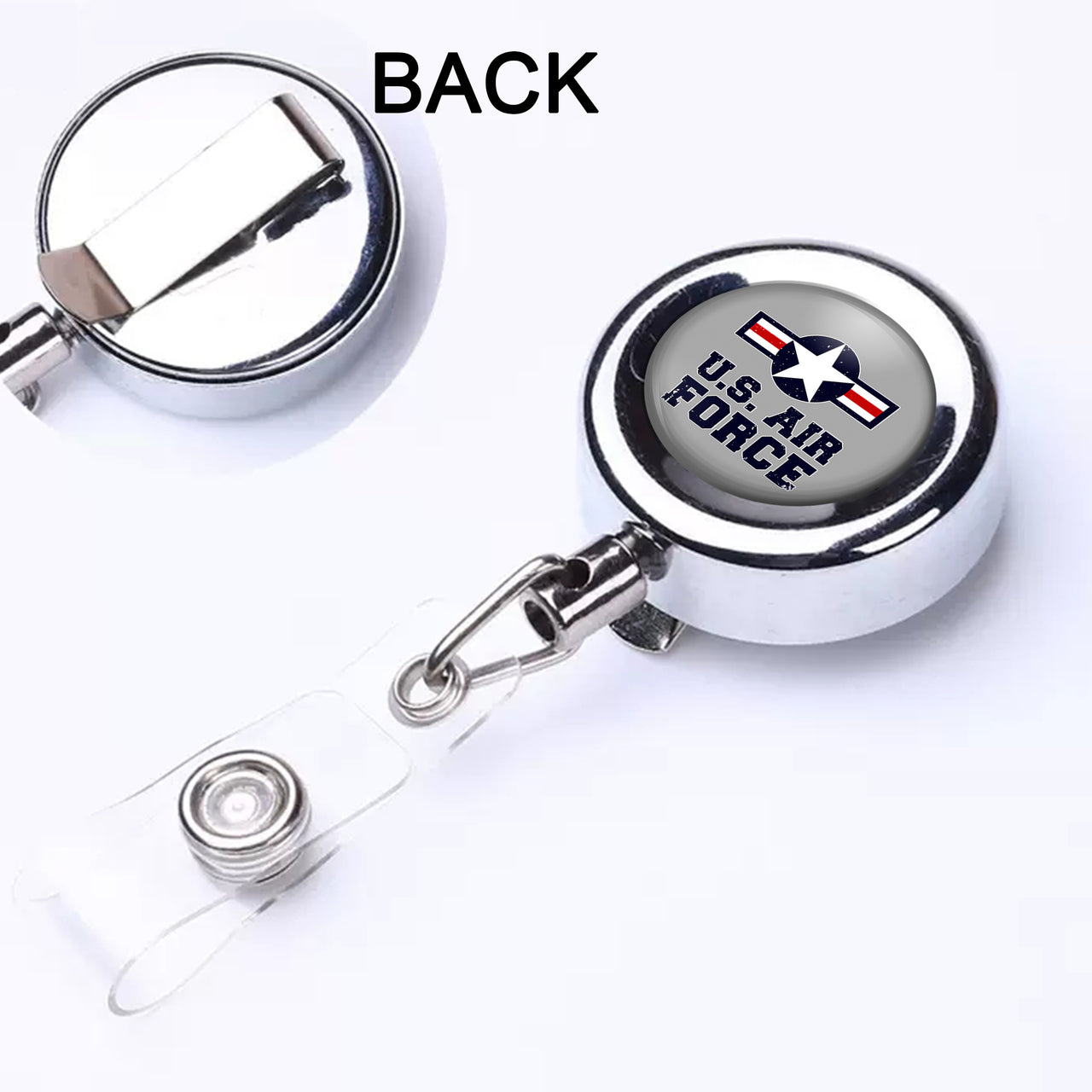 US Air Force Designed Retractable ID Card Badge