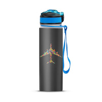 Thumbnail for Colourful Airplane Designed Sports Kettles