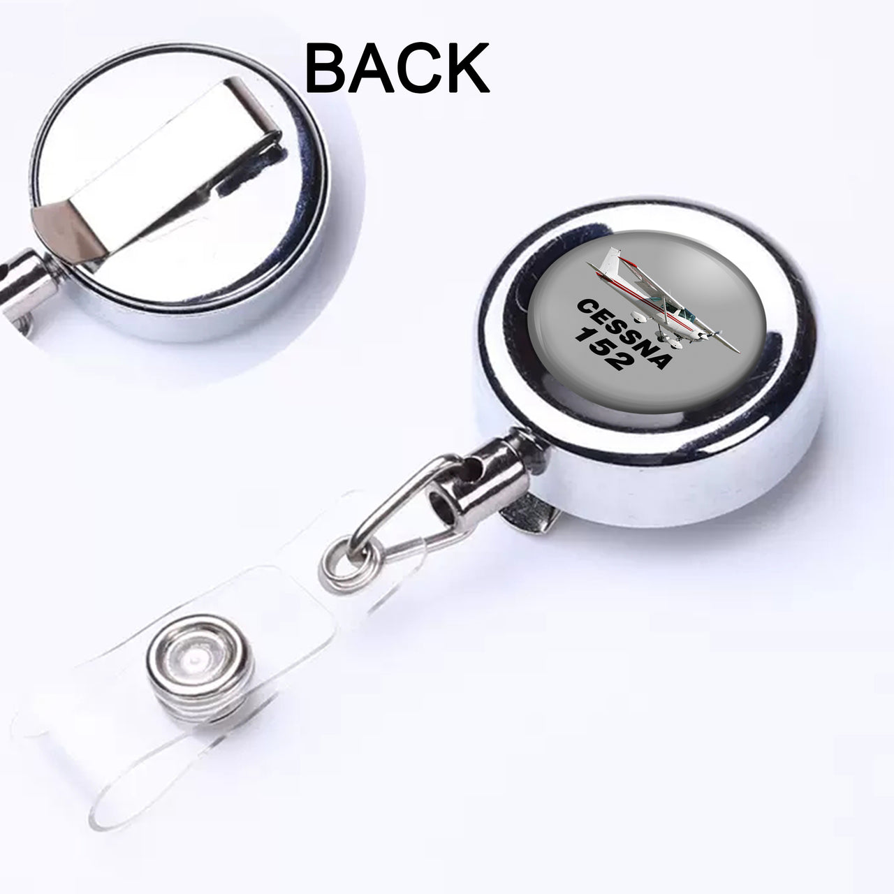 The Cessna 152 Designed Retractable ID Card Badge