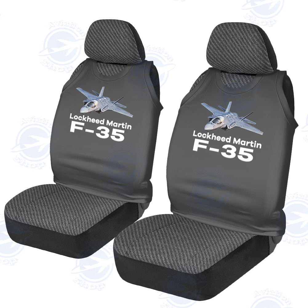 The Lockheed Martin F35 Designed Car Seat Covers