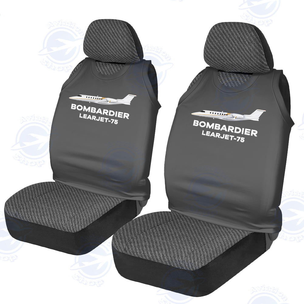 The Bombardier Learjet 75 Designed Car Seat Covers