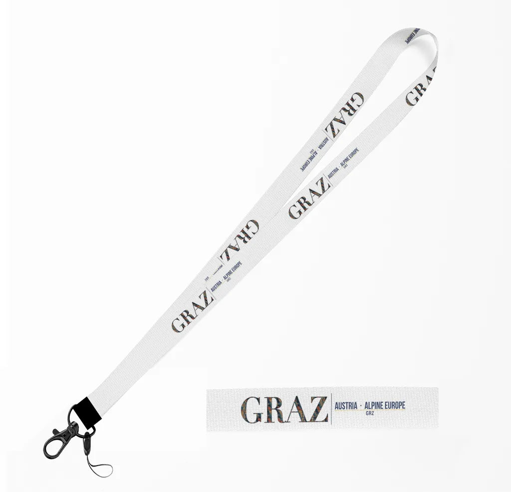 Graz City Series lanyard - white