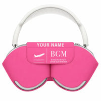Thumbnail for Greater Binghamton Airport (BGM) AirPods Max Cases - Deep Pink + Name